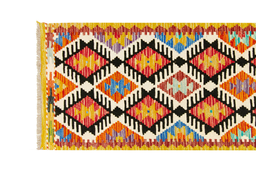 Kilim Afgano | 251 x 60 cm