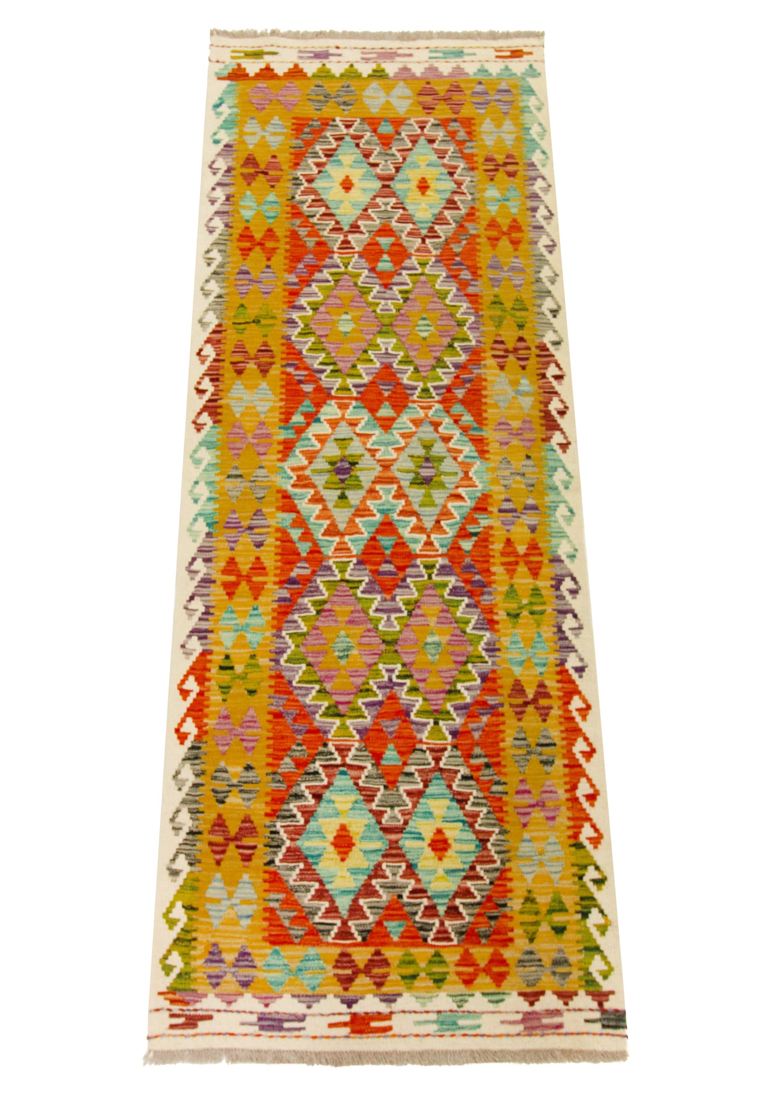 Kilim Afgano | 202 x 81 cm