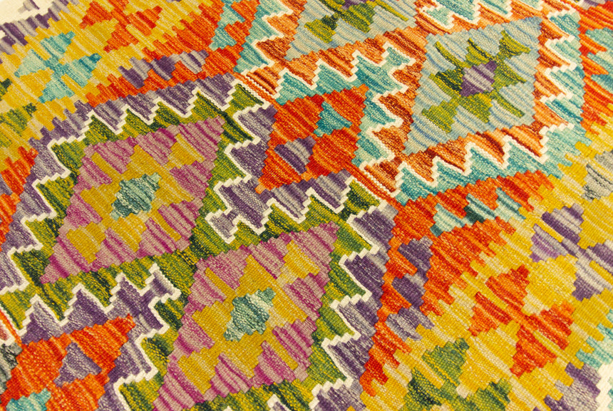 Kilim Afgano | 202 x 81 cm