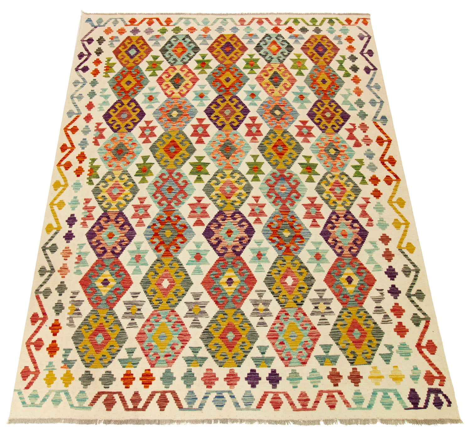 Kilim Afgano | 249 x 201 cm