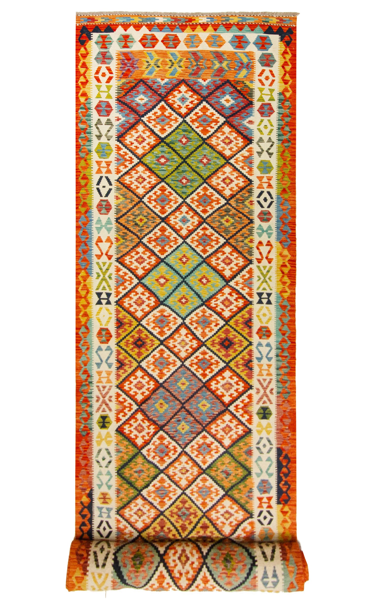 Kilim Afgano | 782 x 128 cm