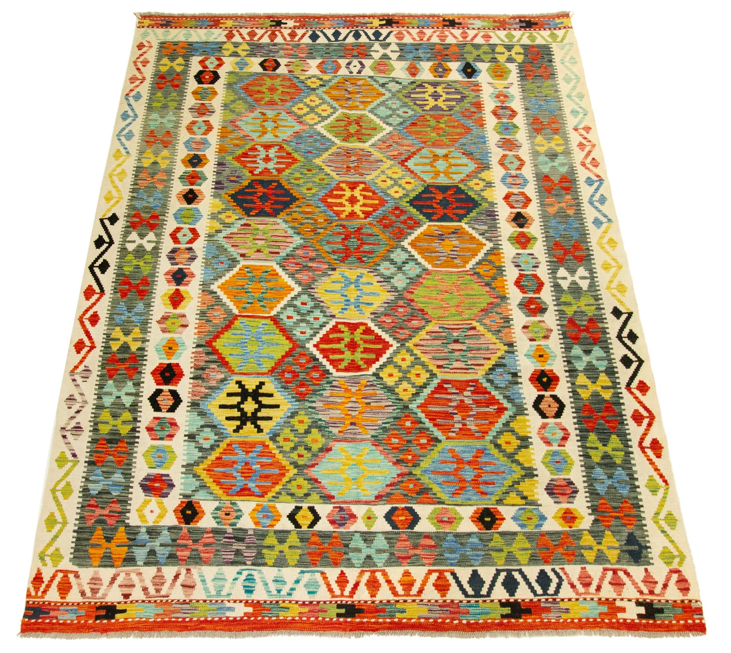 Kilim Afgano | 257 x 210 cm