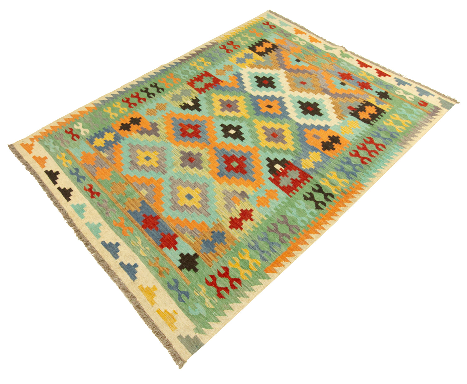 Afghan Kilim | 201 x 155 cm