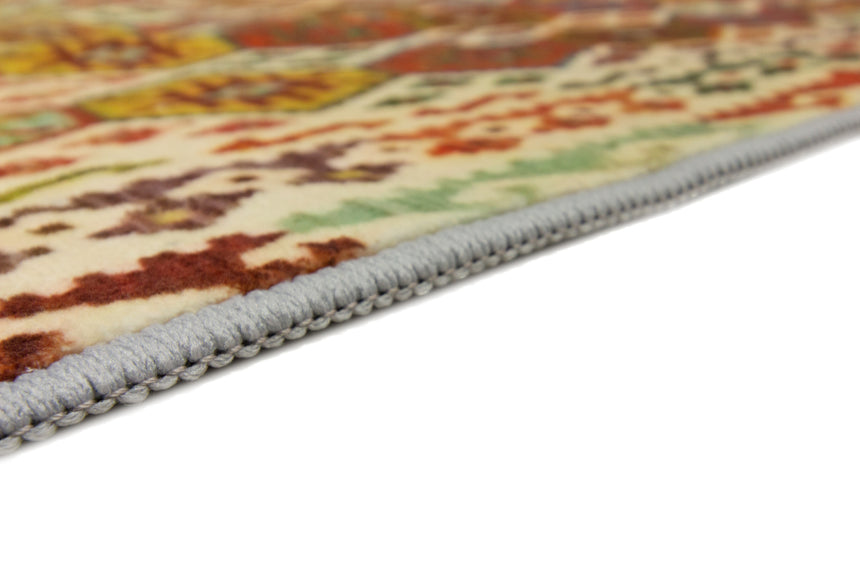 Alfombra Kilim Suave y Lavable