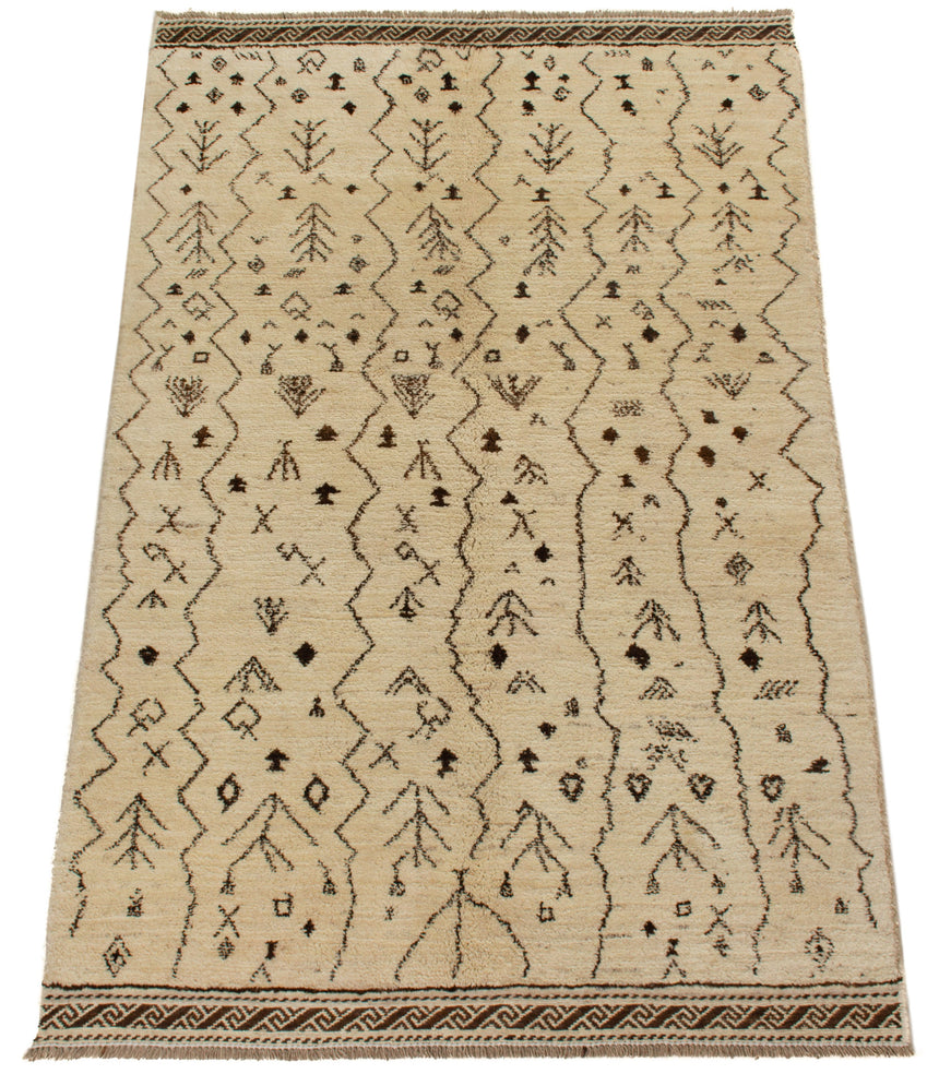 Alfombra Moderna Bereber Tribal | 203 x 131 cm