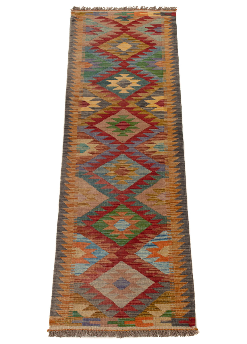 Afghan Kilim | 197 x 63 cm
