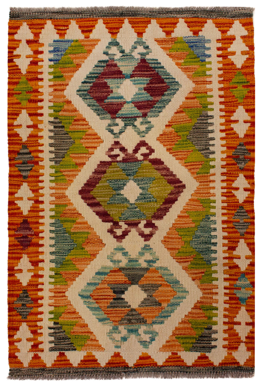Afghan Kilim | 90 x 60cm (Approx)