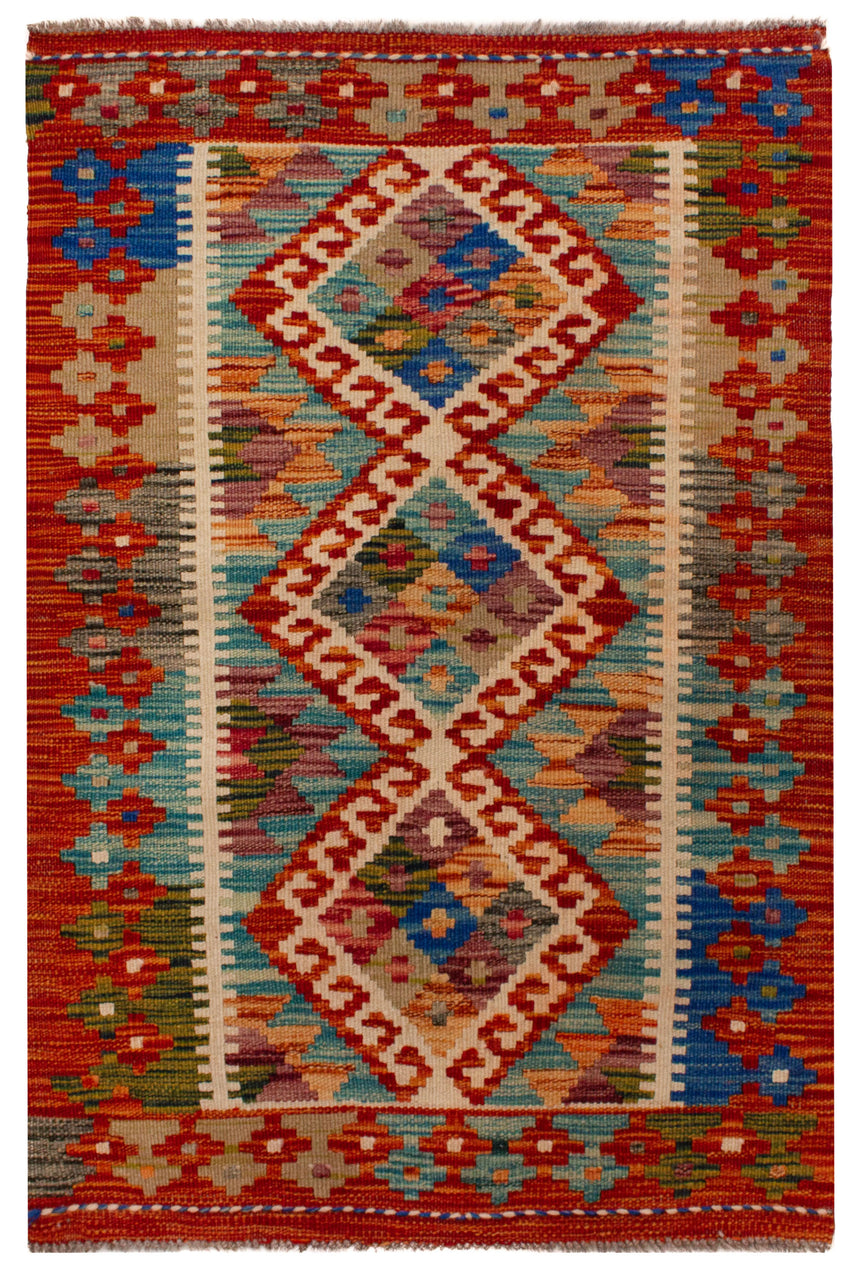Kilim Afgano | 90 x 60 cm (Aprox)