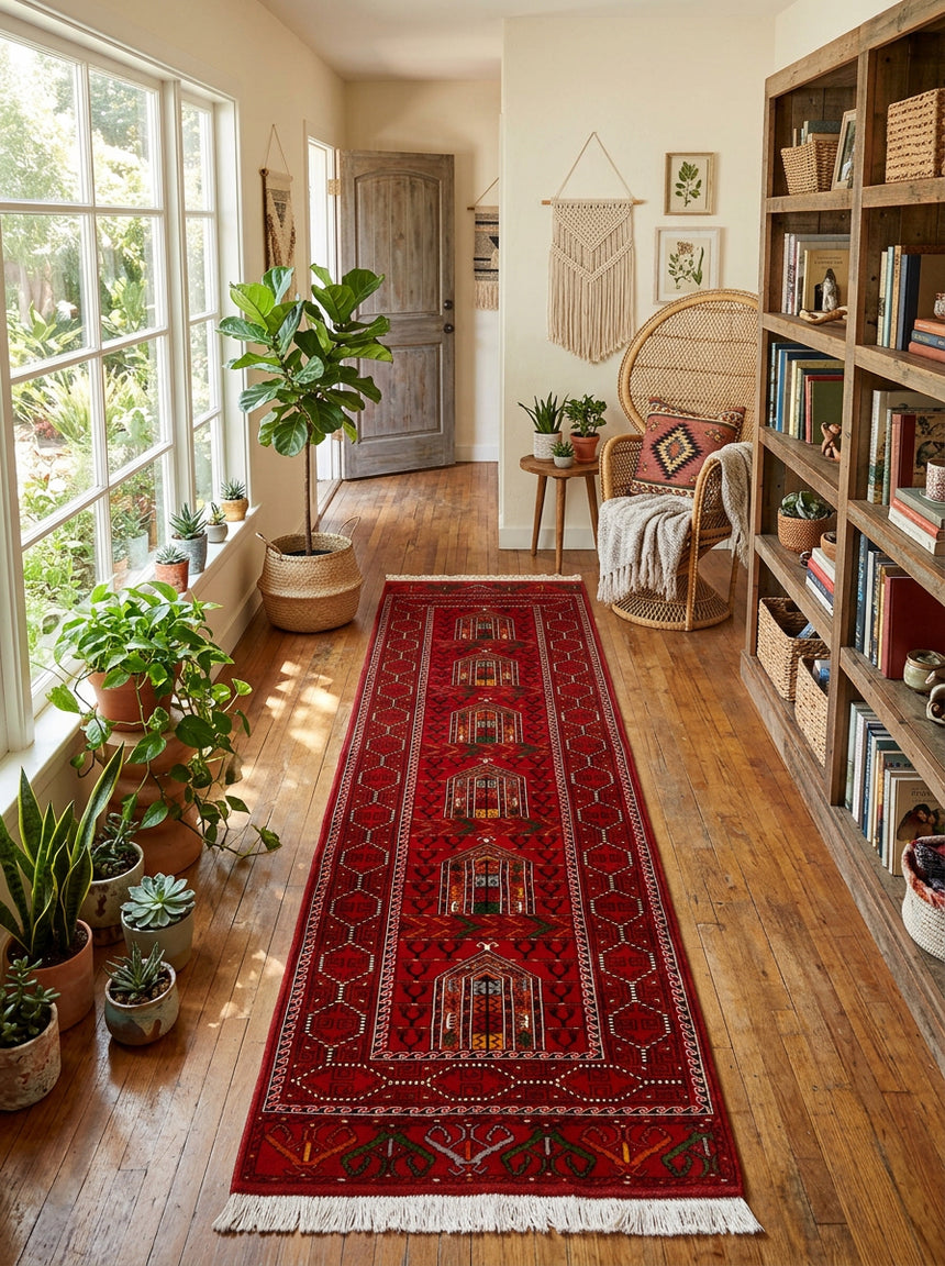 Carpete persa Balouch | 290 x 85 cm