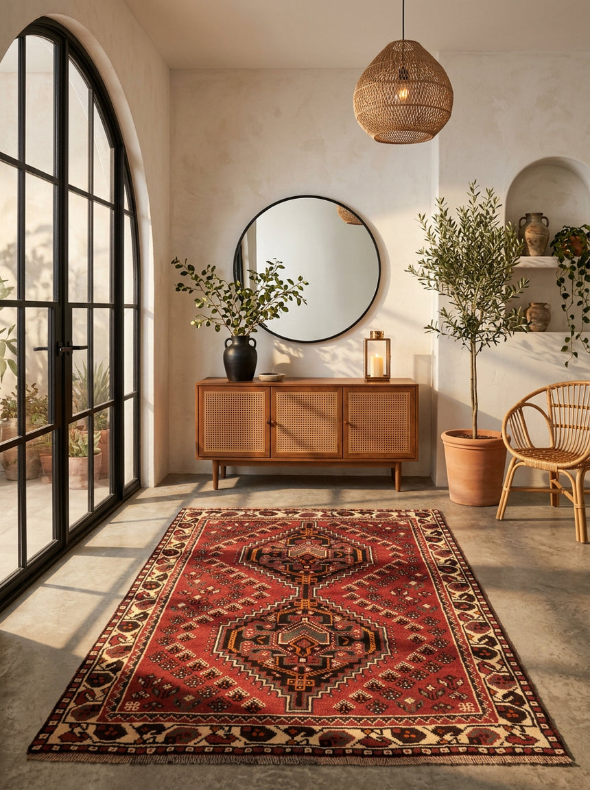 Alfombra Persa Shiraz | 155 x 102 cm