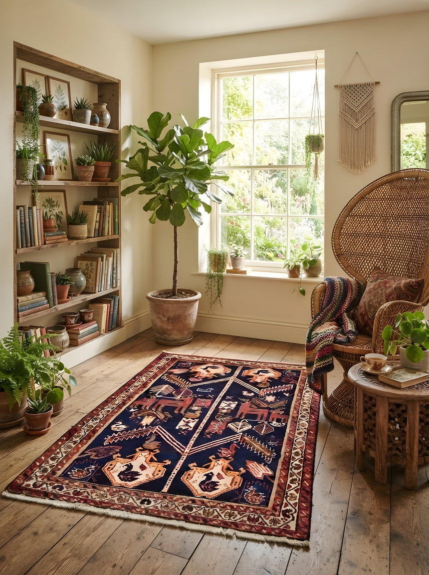 Carpetes persas Hamedan | 149 x 101 cm