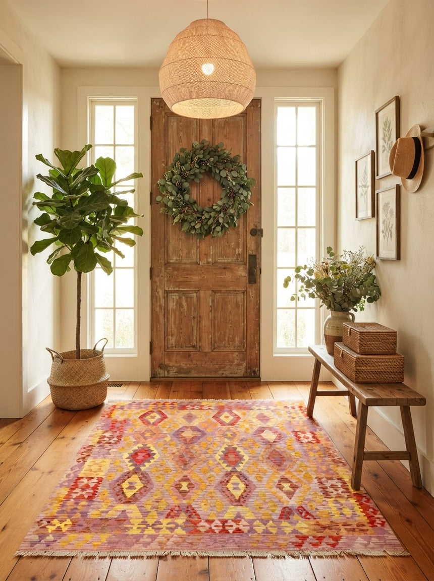 Kilim Afgano | 201 x 198 cm