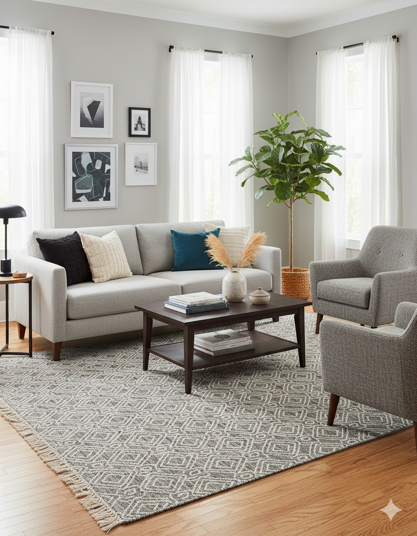 Alfombra Kilim Moderna