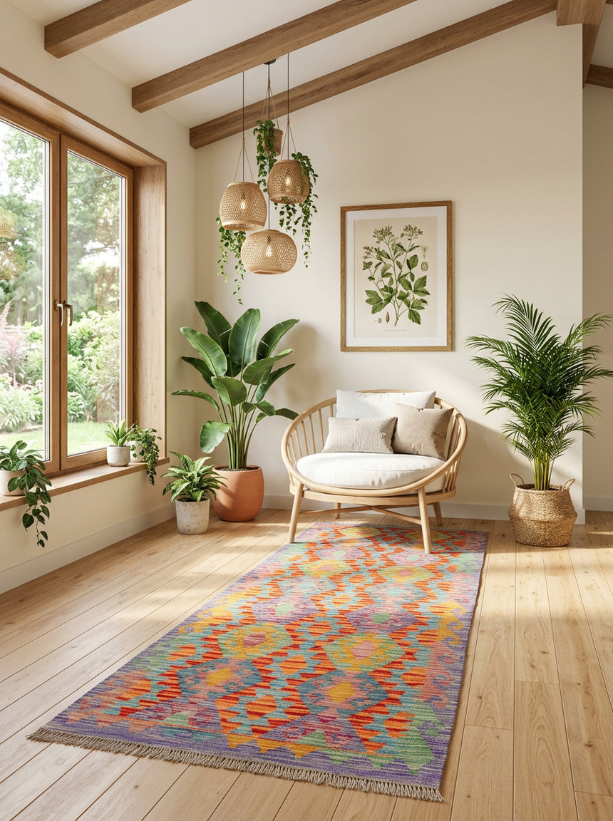 Kilim Afgano | 198 x 79 cm