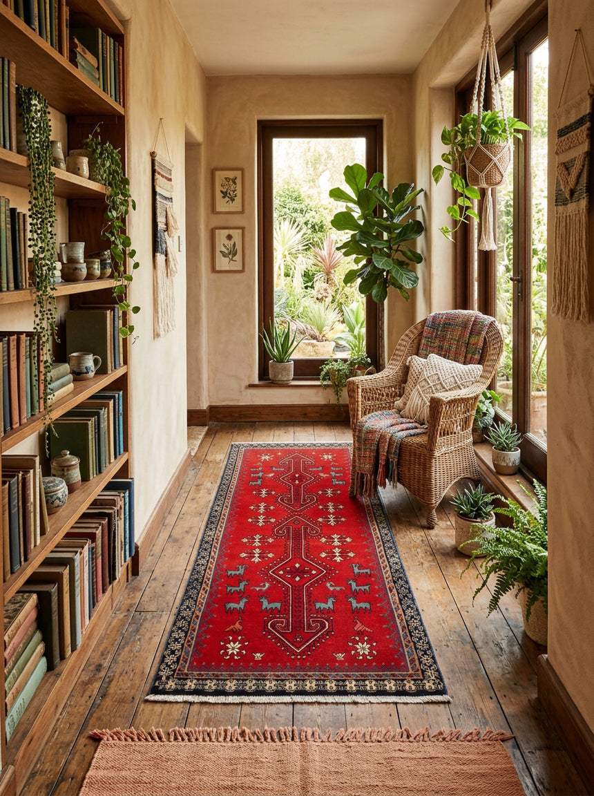 Alfombra Persa Shiraz | 194 x 79