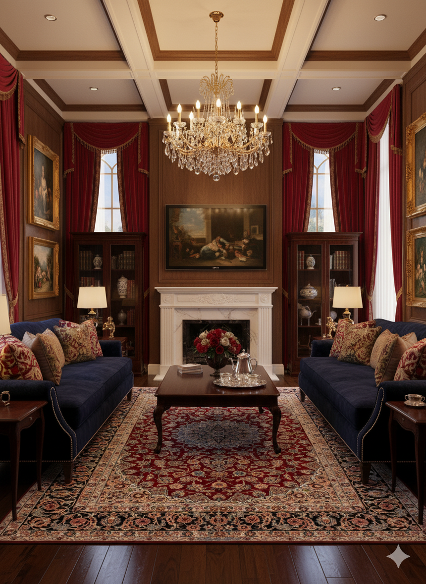 Alfombra Persa Isfahan Firmada | 295 x 205 cm