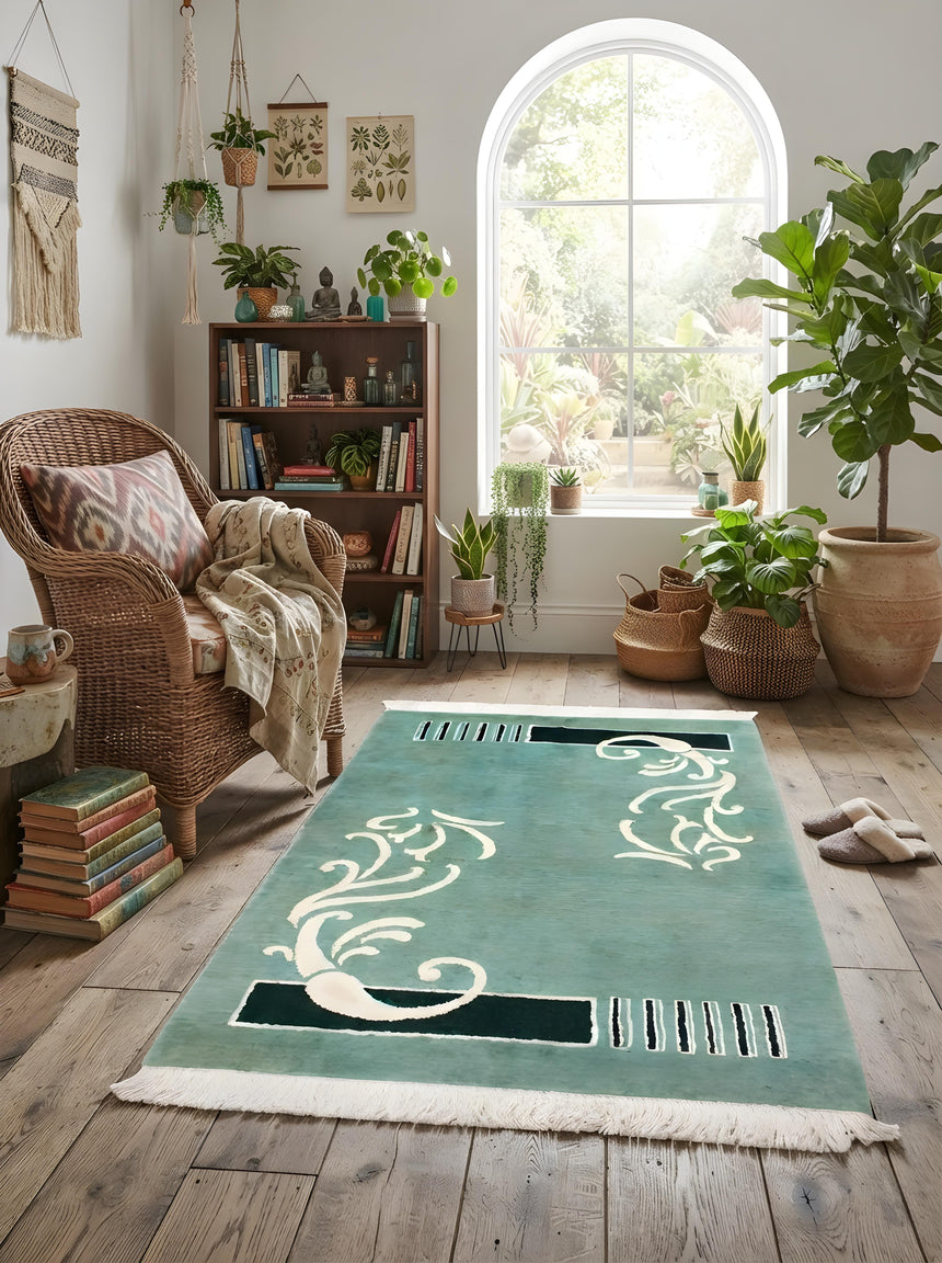 Alfombra Persa Moderna | 120 x 73 cm