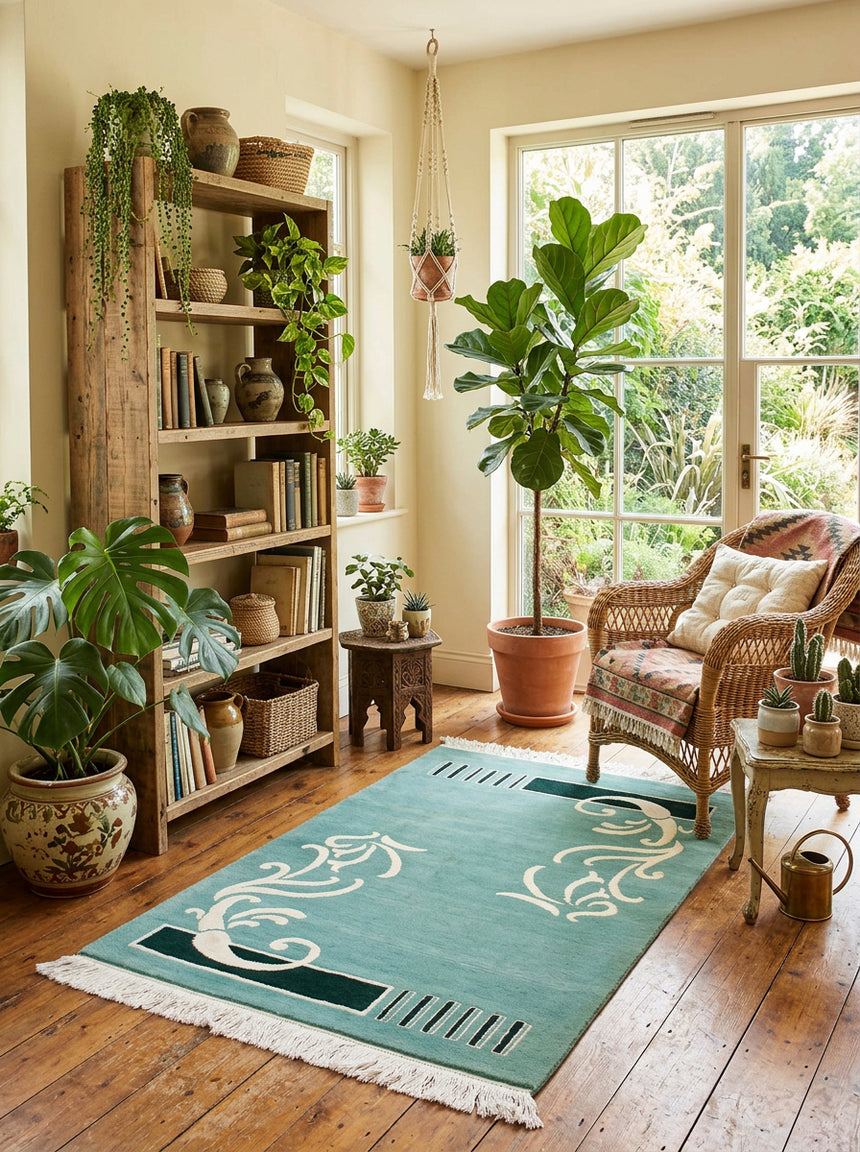 Alfombra Persa Moderna | 115 x 73 cm