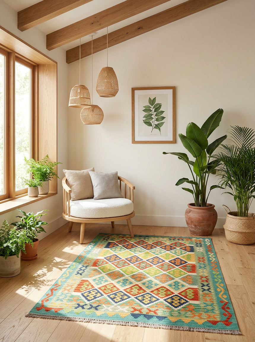Kilim Afghan | 195 x 154 cm