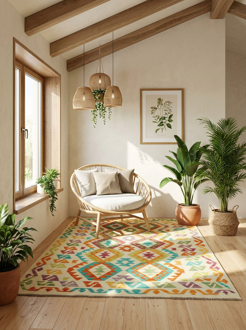Kilim Afghan | 189 x 130 cm