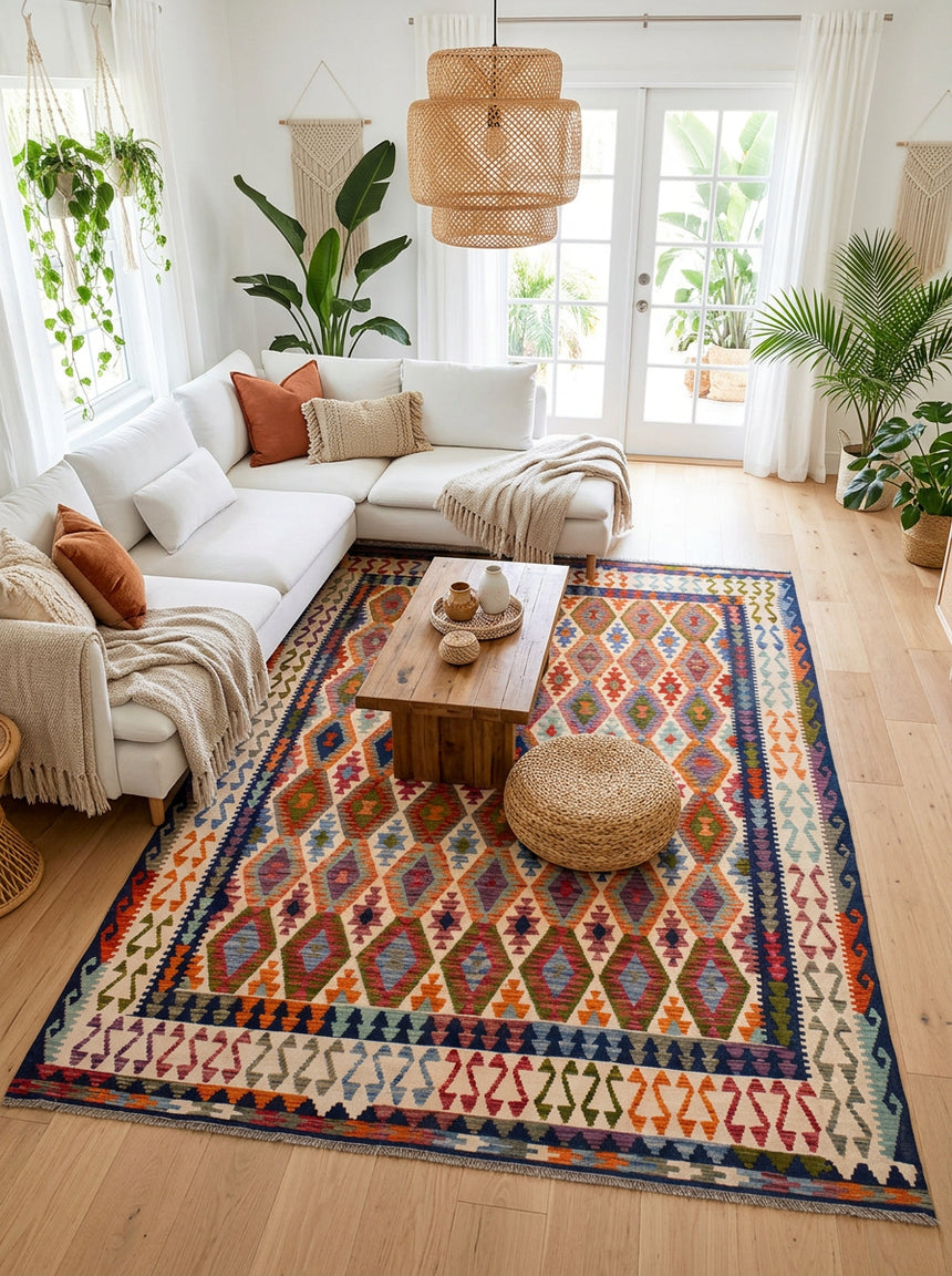 Kilim Afgano | 346 x 265 cm
