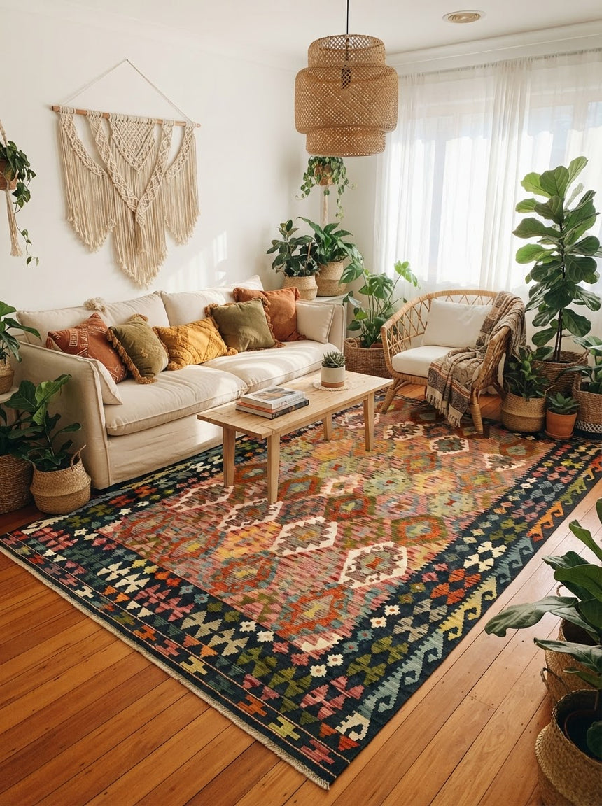 Kilim Afgano | 302 x 200 cm
