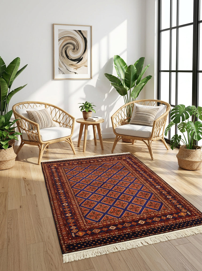 Alfombra Persa Baluch | 184 x 124 cm