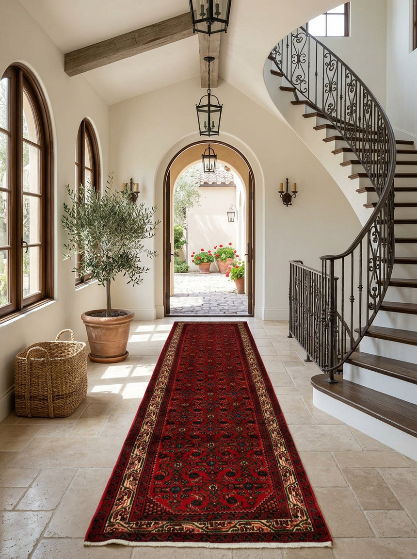 Alfombra Persa Hamedan | 298 x 79 cm