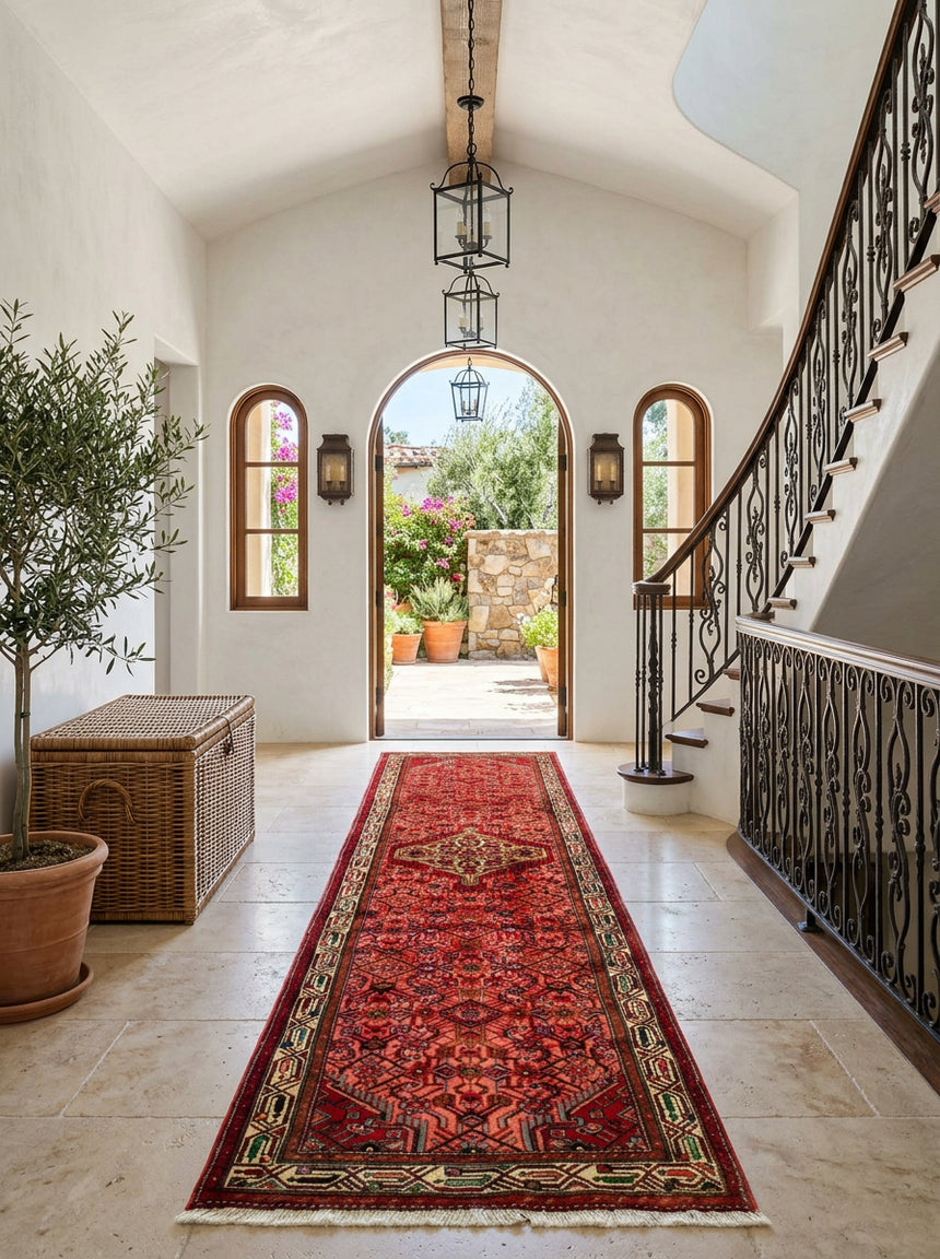 Alfombra Persa Hamedan | 297 x 77 cm