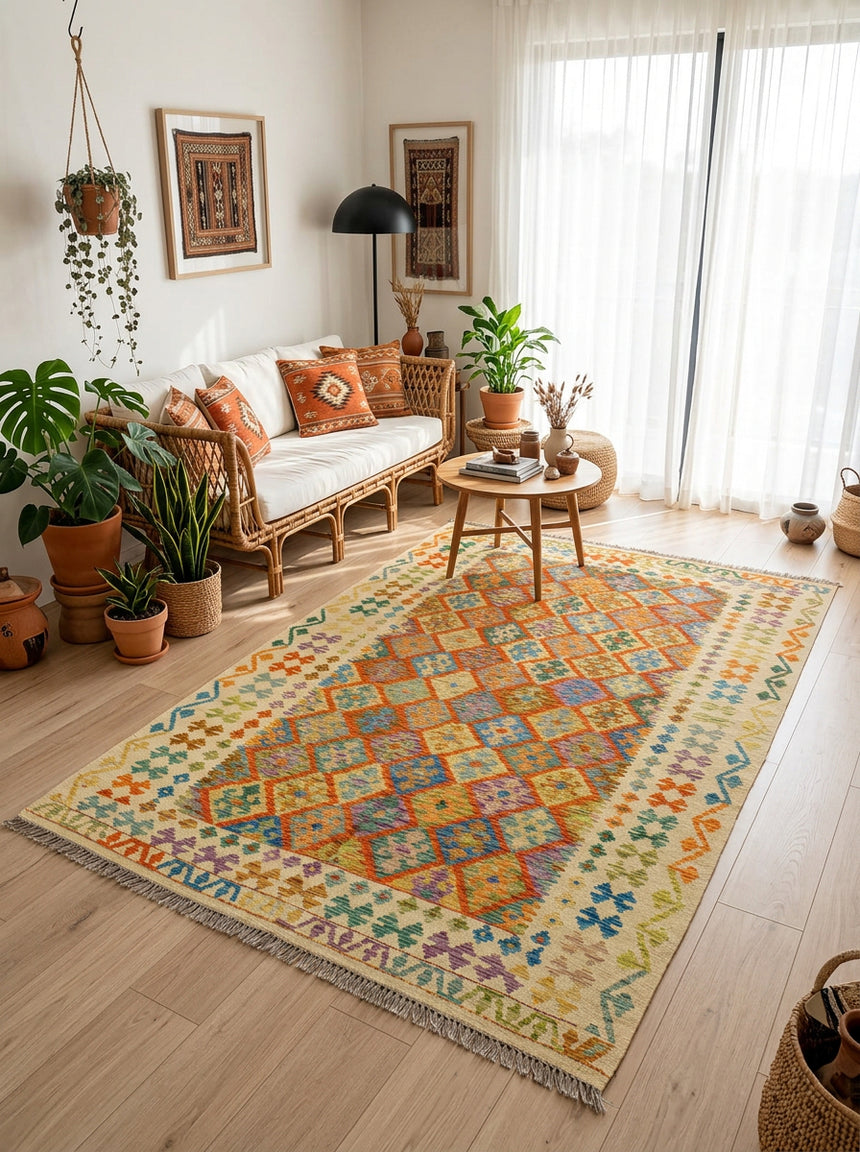 Kilim Afgano | 294 x 198 cm