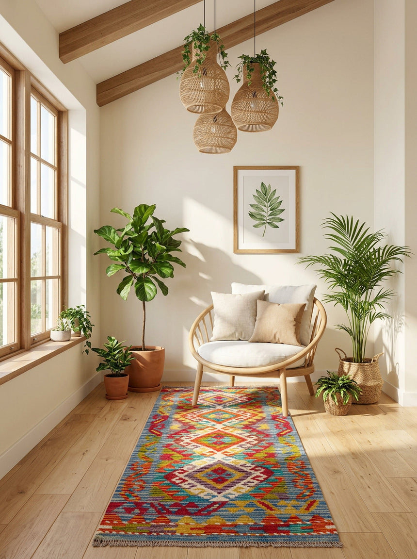 Kilim Afgano | 137 x 50 cm