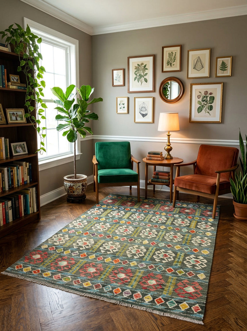 Kilim Afgano | 207 x 158 cm