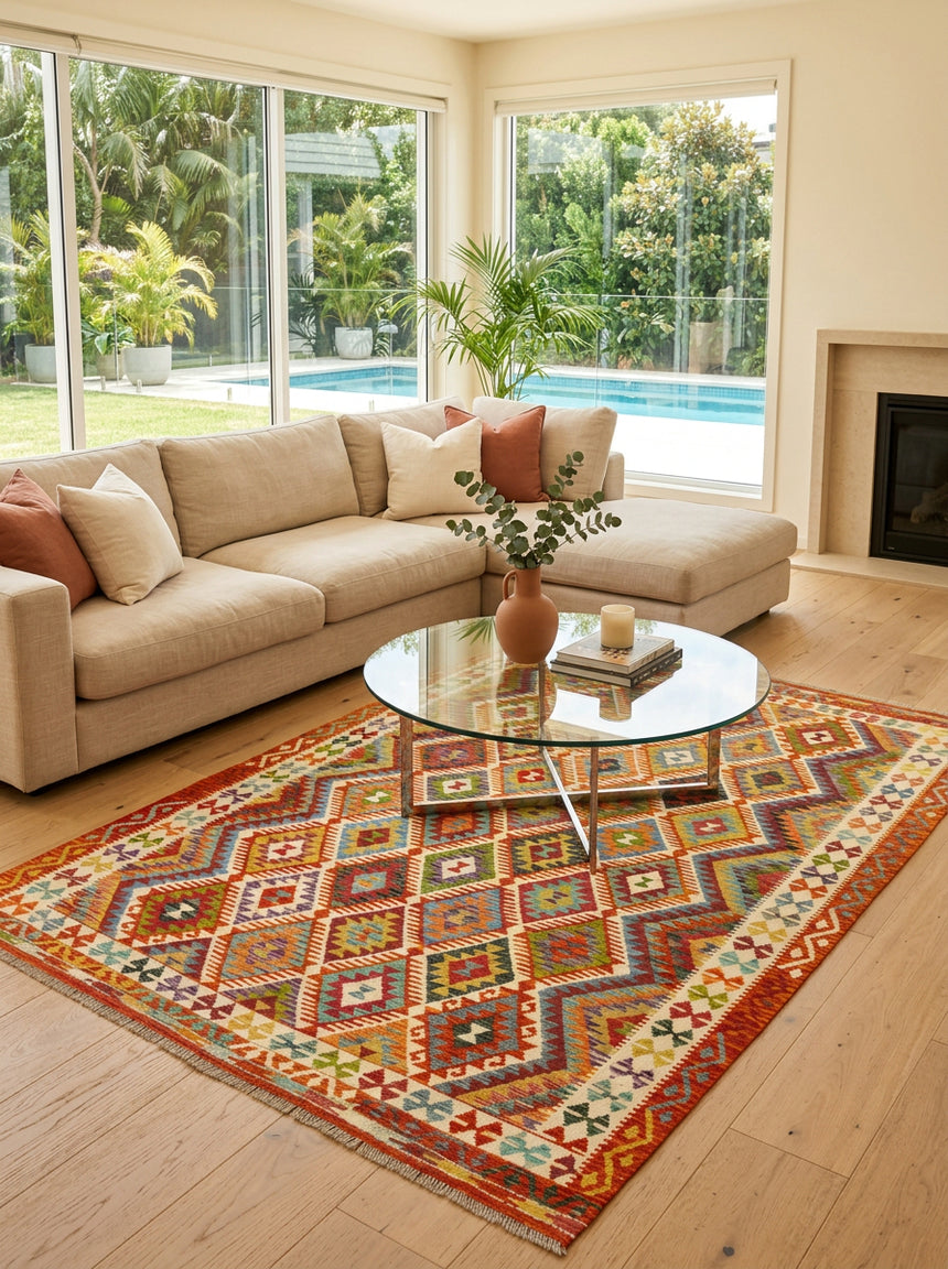 Kilim Afgano | 246 x 190 cm