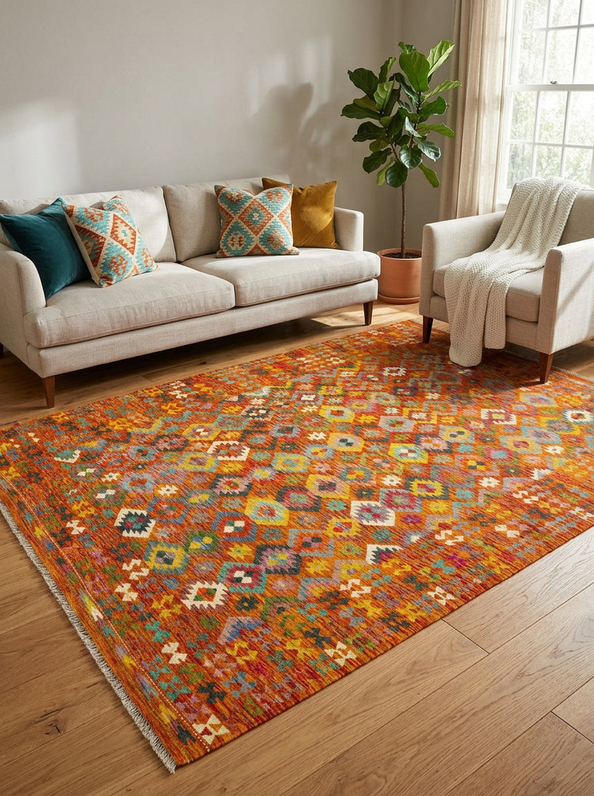Kilim Afgano | 305 x 243 cm