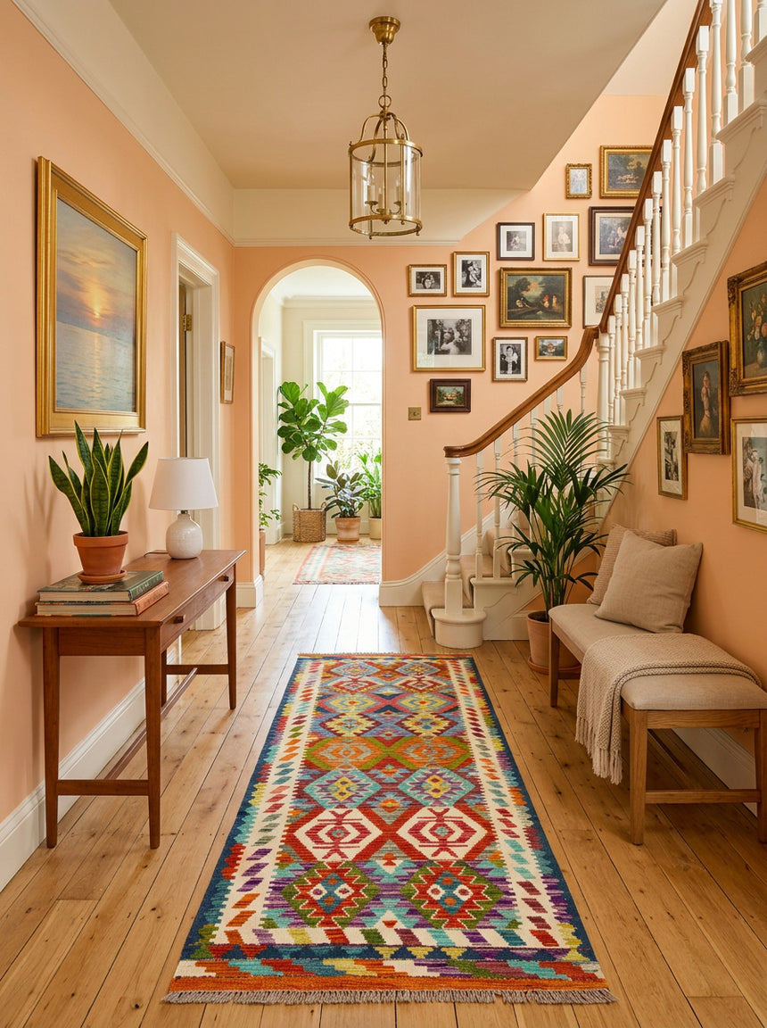 Kilim Afgano | 250 x 82 cm