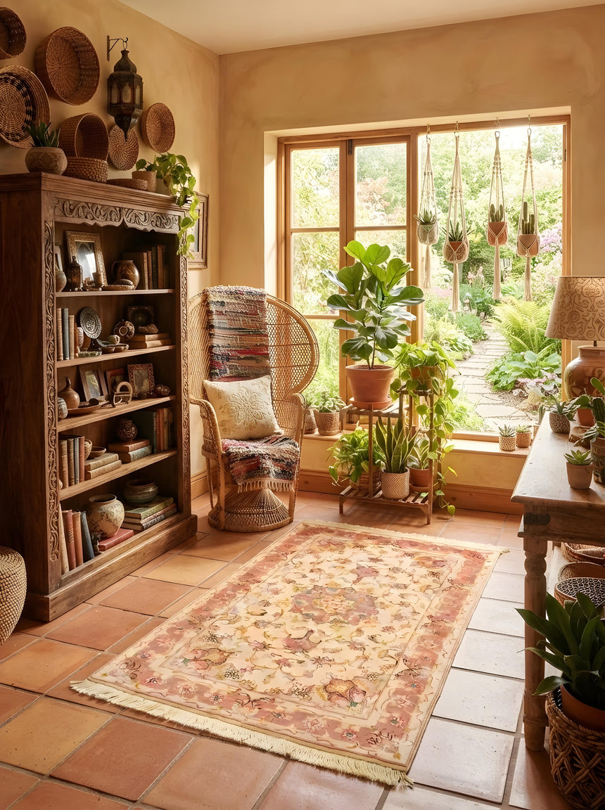 Persian Rug Tabriz 50Raj | 123x73cm