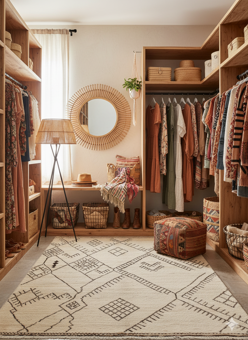 Alfombra Moderna Bereber Tribal | 177 x 122 cm