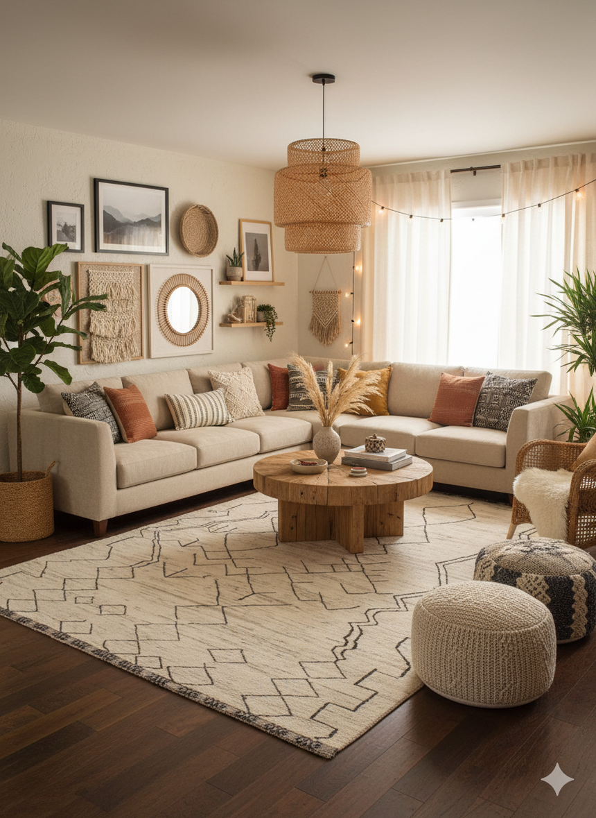 Alfombra Moderna Bereber Tribal | 358 x 244 cm