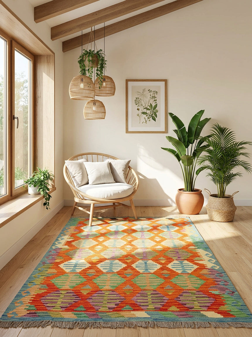 Kilim Afghan | 200 x 152 cm