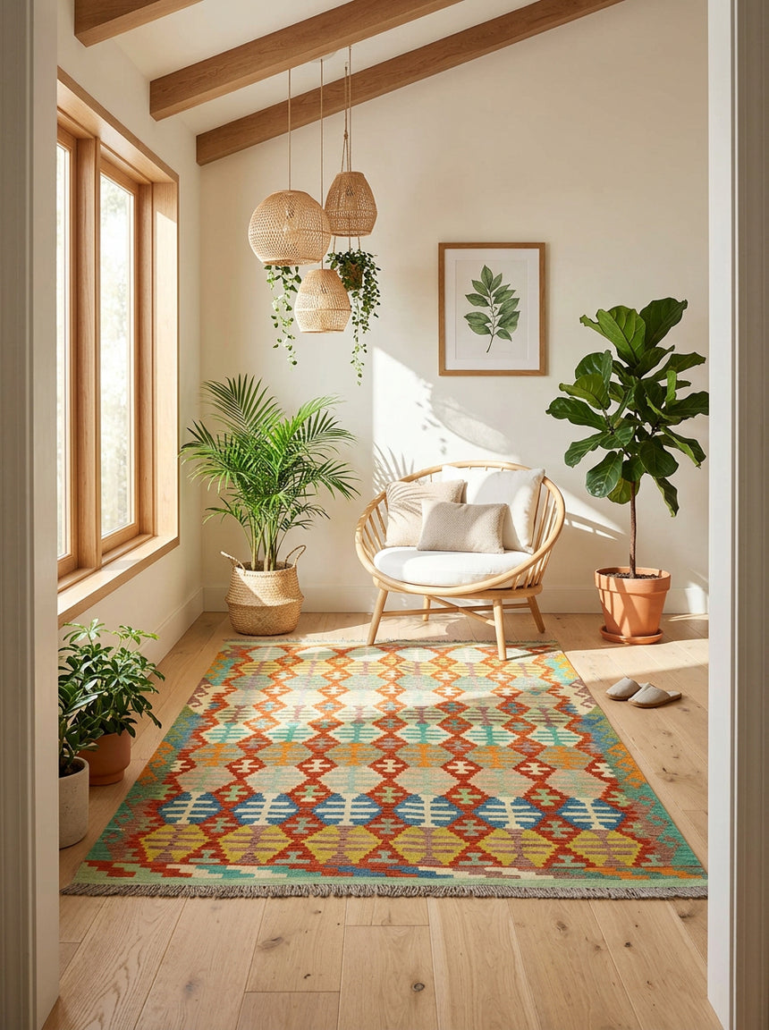 Kilim Afghan | 195 x 156 cm