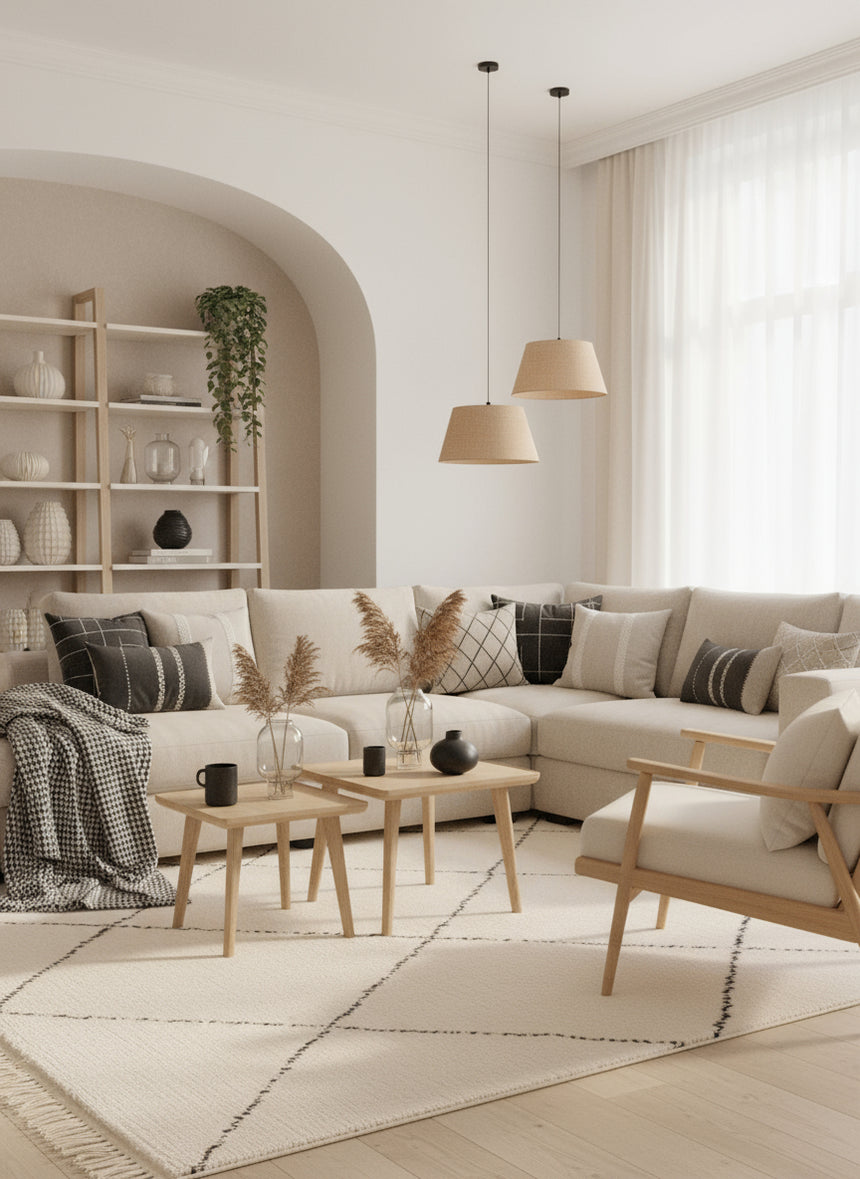 Berber rug with diamond design | 240 x 176 cm