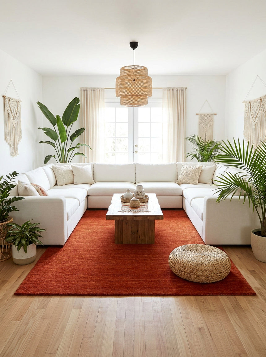 Alfombra lisa Moderna Handloom | 235 x 172 cm