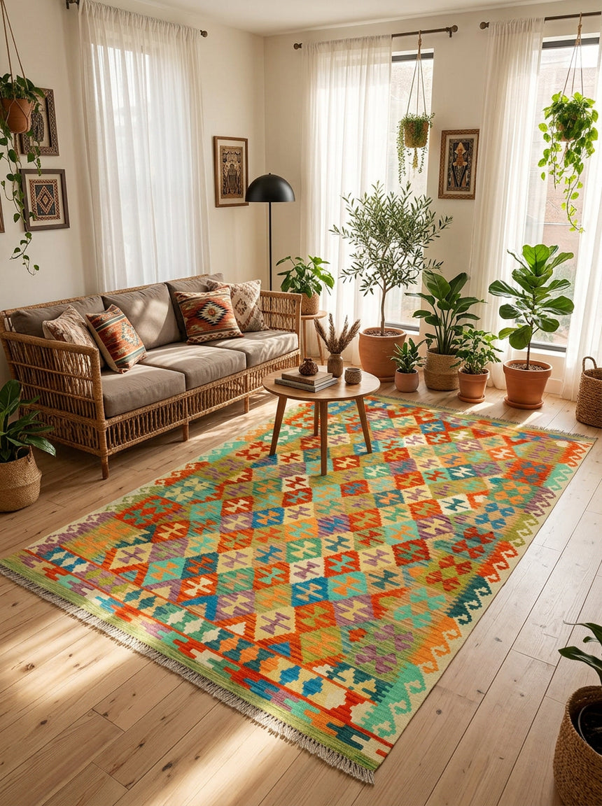 Kilim Afgano | 295 x 202 cm