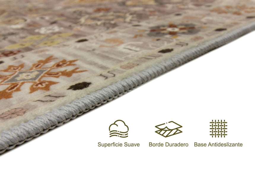Alfombra Diseño Vintage Lavable