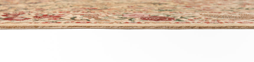 Alfombra persa de seda pura Qom | 201 x 136 cm