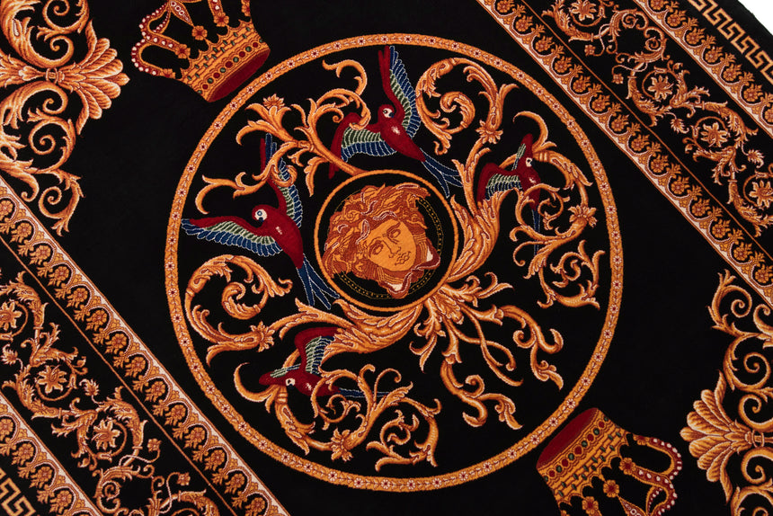 Alfombra persa de seda pura Qom | 157 x 103 cm