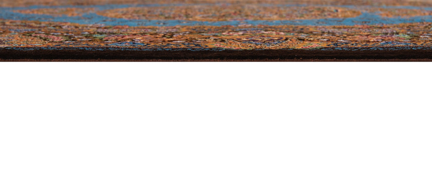 Alfombra persa de seda pura Qom | 154 x 98 cm