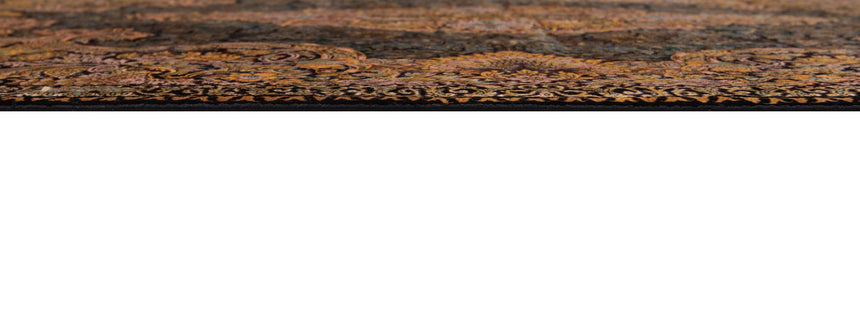 Alfombra persa de seda pura Qom | 150 x 103 cm