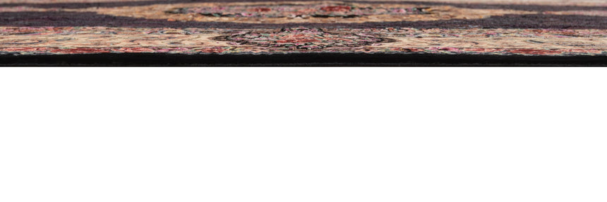 Alfombra persa de seda pura Qom | 200 x 129 cm