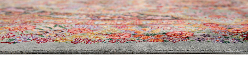 Qom Silk Rezwani Persian Rug | 125x78cm